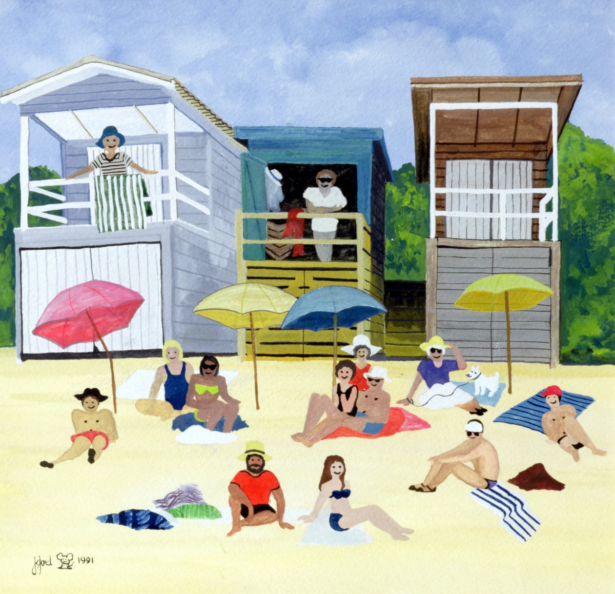 Beach Huts, 1991 alkotó: Judy Joel