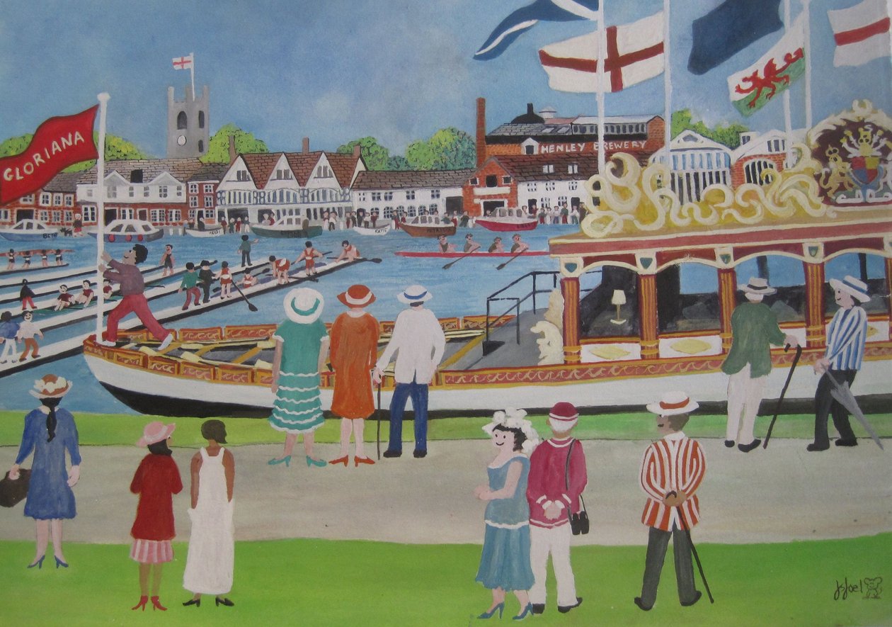 Henley – The Glorianna, 2012 (Guache papíron) alkotó: Judy Joel