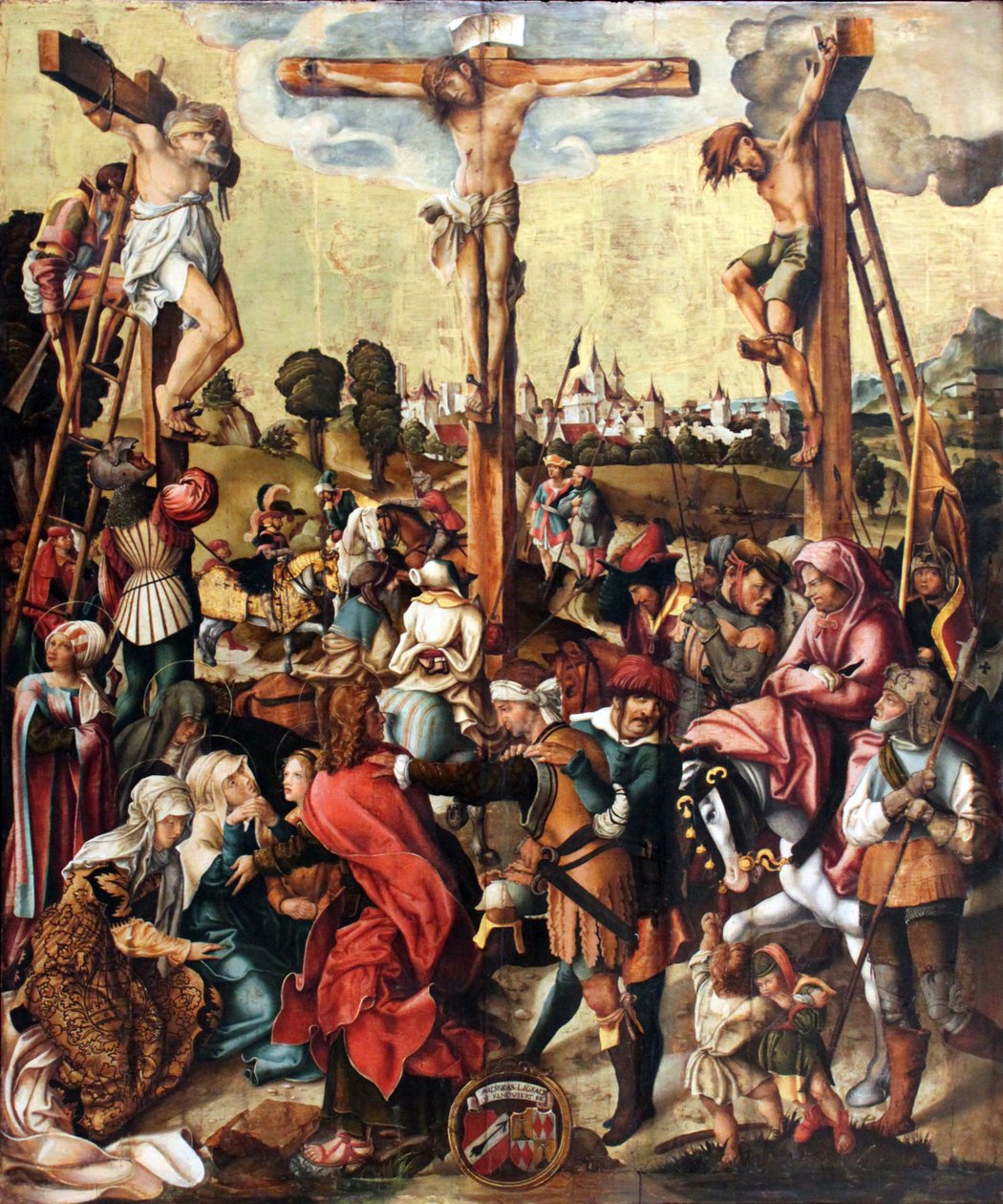 Krisztus keresztre feszítése alkotó: Jörg Breu the Elder