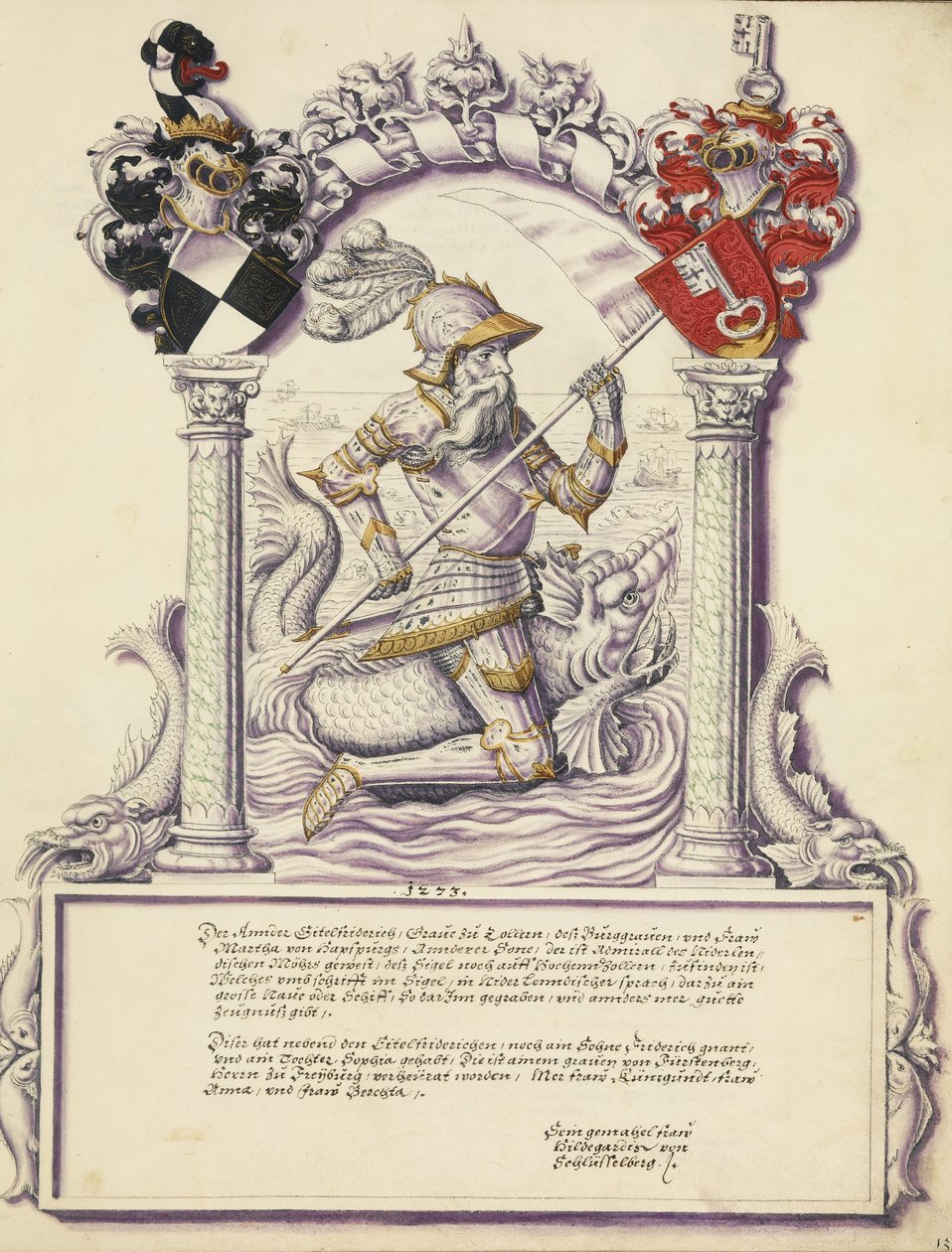 Eitelfriedrich II Hohenzollern alkotó: Jörg Ziegler