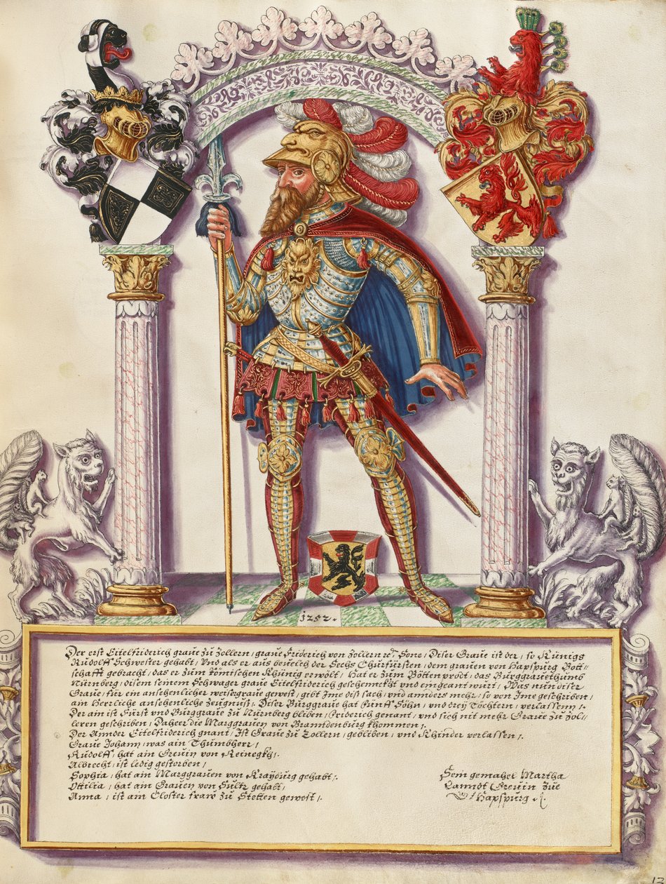 I. Eitelfriedrich Hohenzollern alkotó: Jörg Ziegler