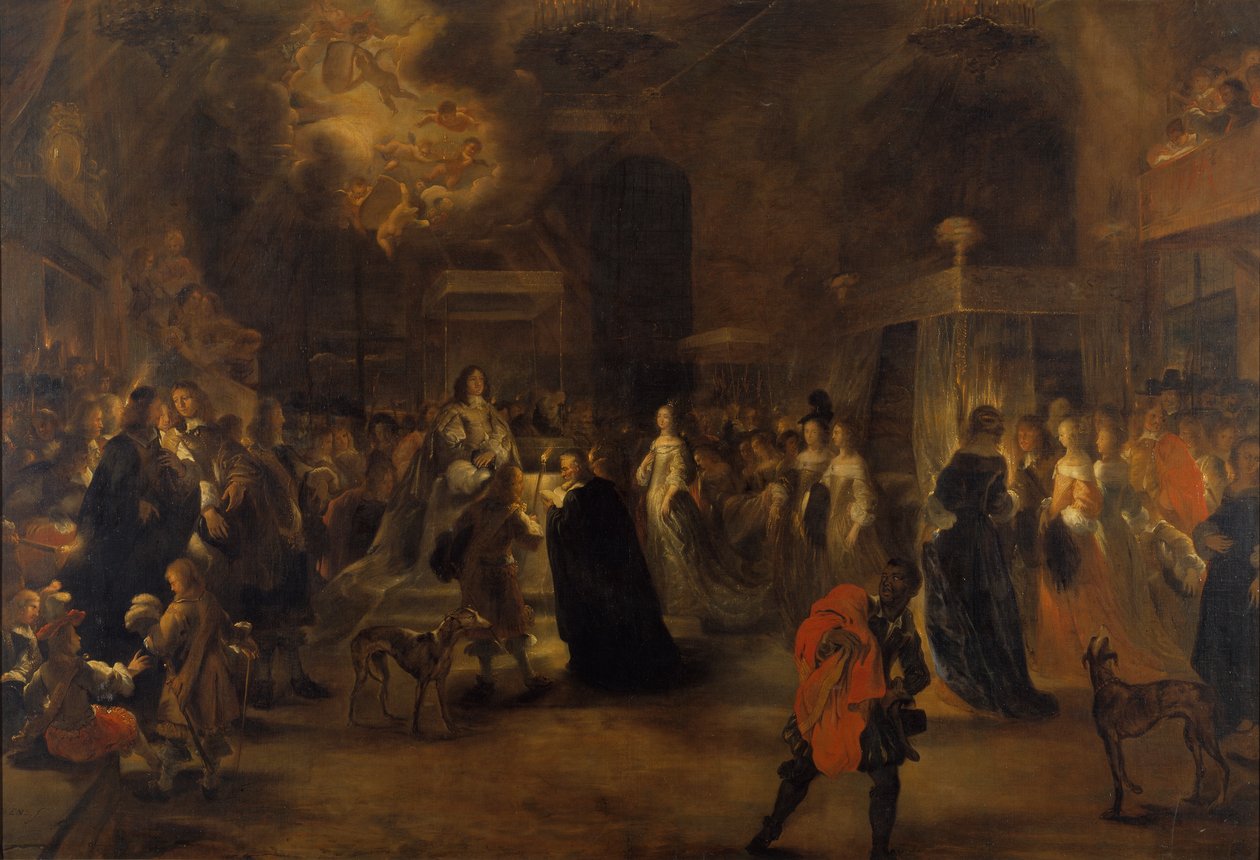 X. Károly Gusztáv svéd király házassága 1622-1660 1654. október 24-én. alkotó: Jürgen Ovens