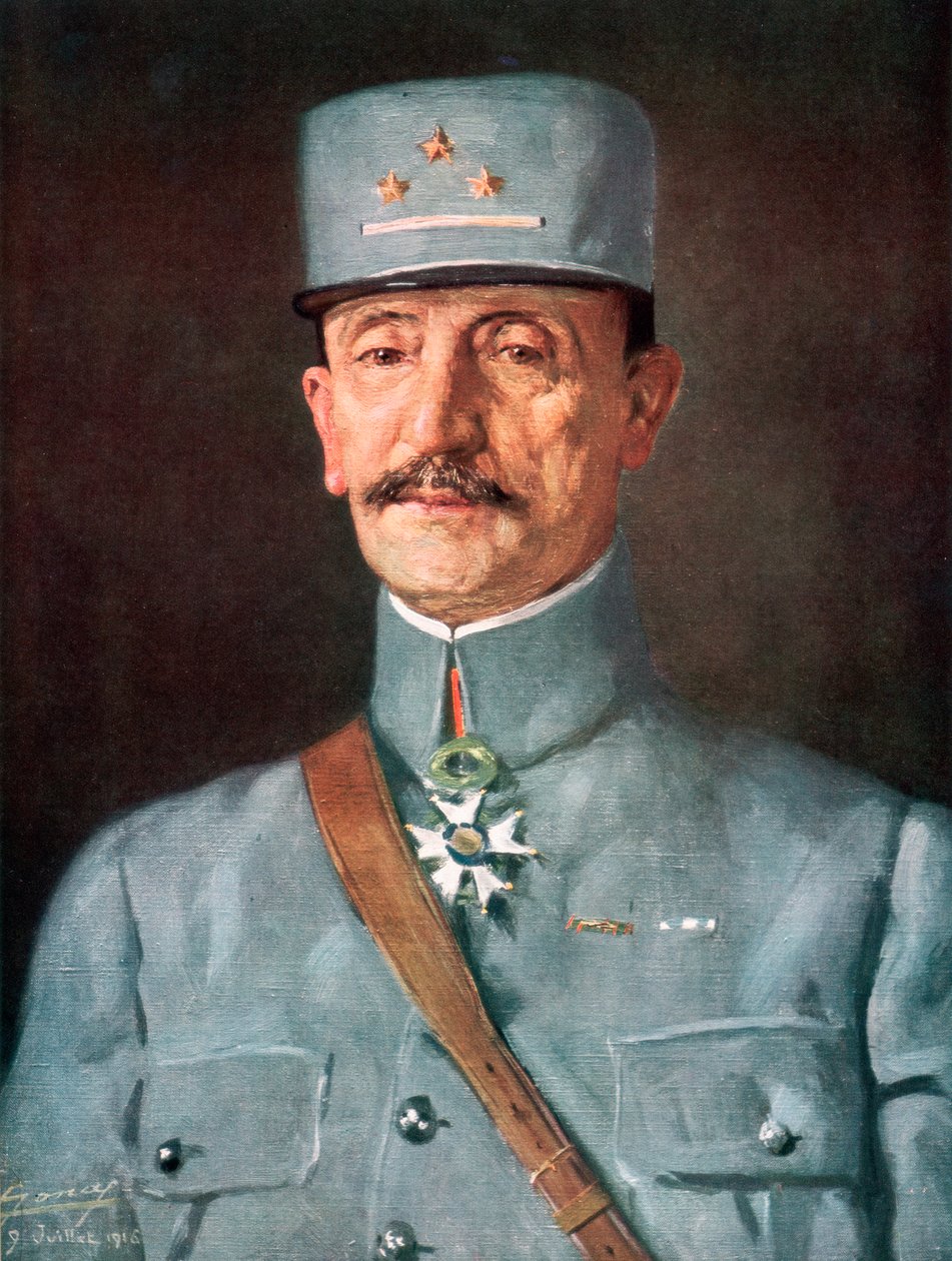 Mazel tábornok, a francia hadsereg tisztje az első világháborúban, 1916, 1926. alkotó: Juilliet