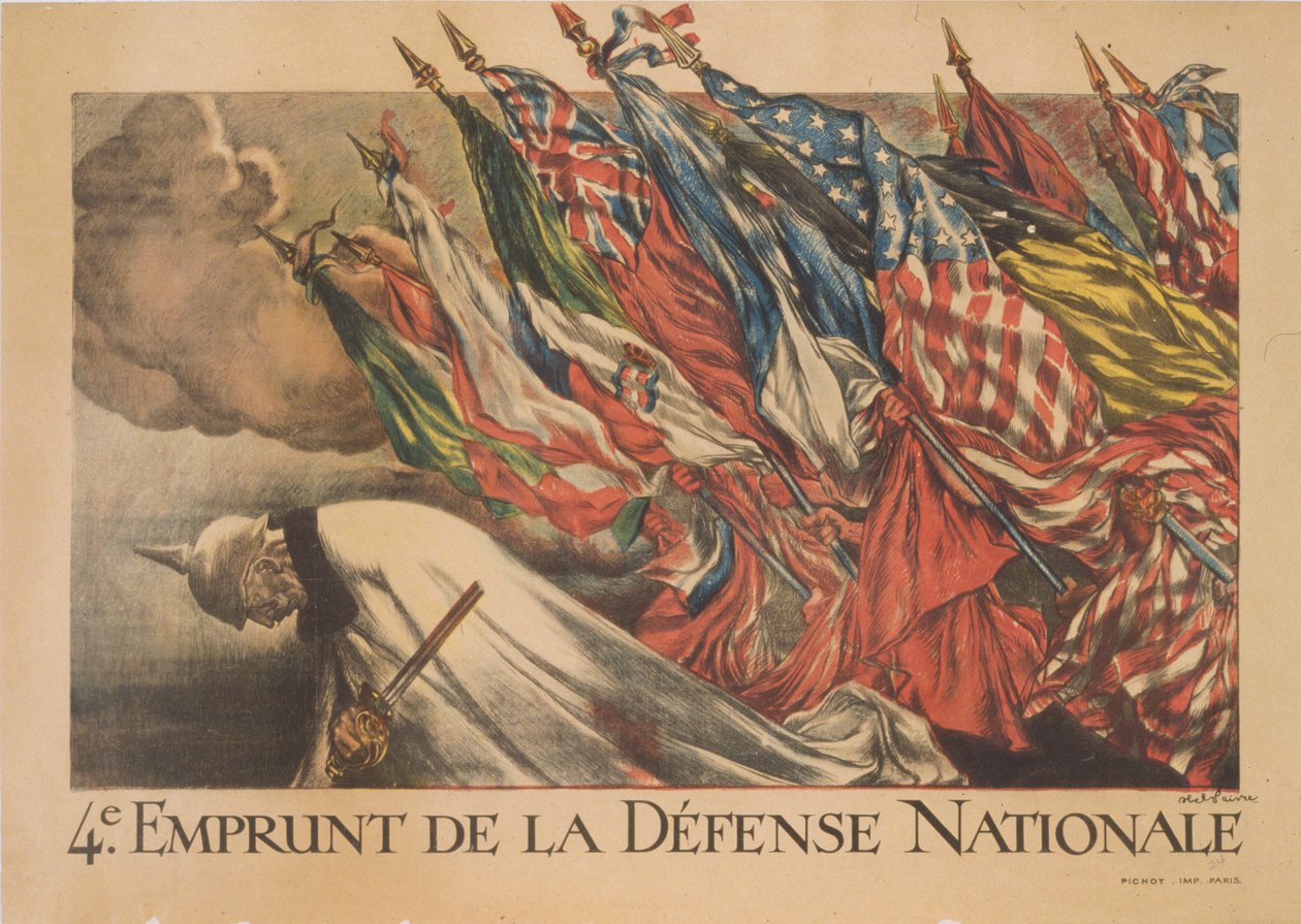 4. honvédelmi kölcsön, 1918 (lásd még: 698974) alkotó: Jules Abel Faivre