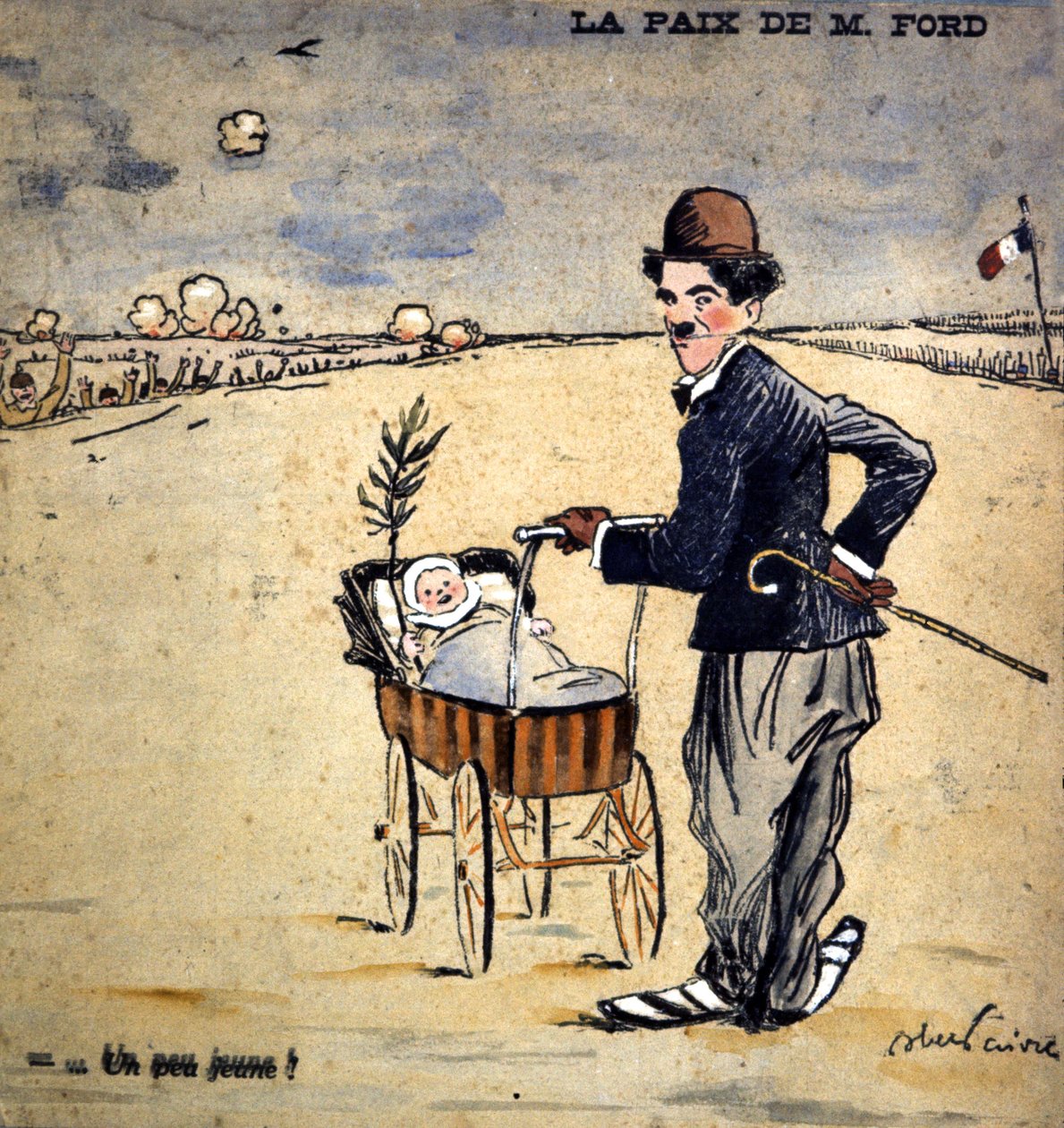 Mr. Ford békéje, 1917 alkotó: Jules Abel Faivre
