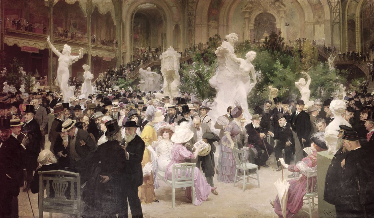 Pénteken a Francia Művészek Szalonjában, 1911 alkotó: Jules Alexandre Gruen or Grun