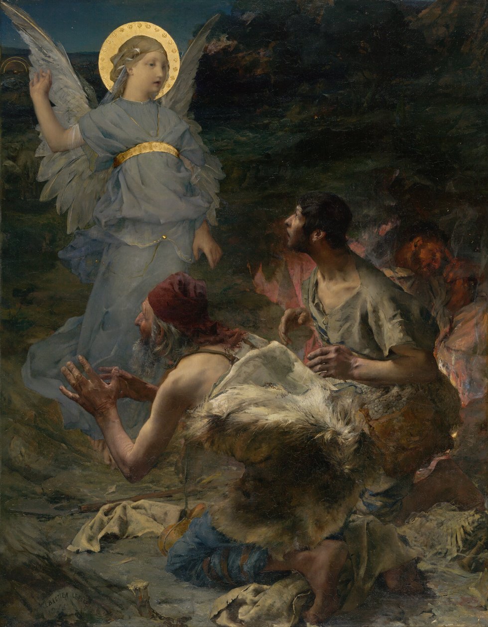 Az Angyali üdvözlet a pásztoroknak alkotó: Jules Bastien Lepage