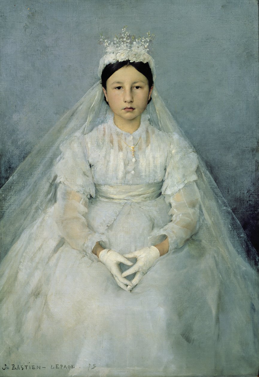 Az ifjú kommunikáns, 1875 alkotó: Jules Bastien Lepage