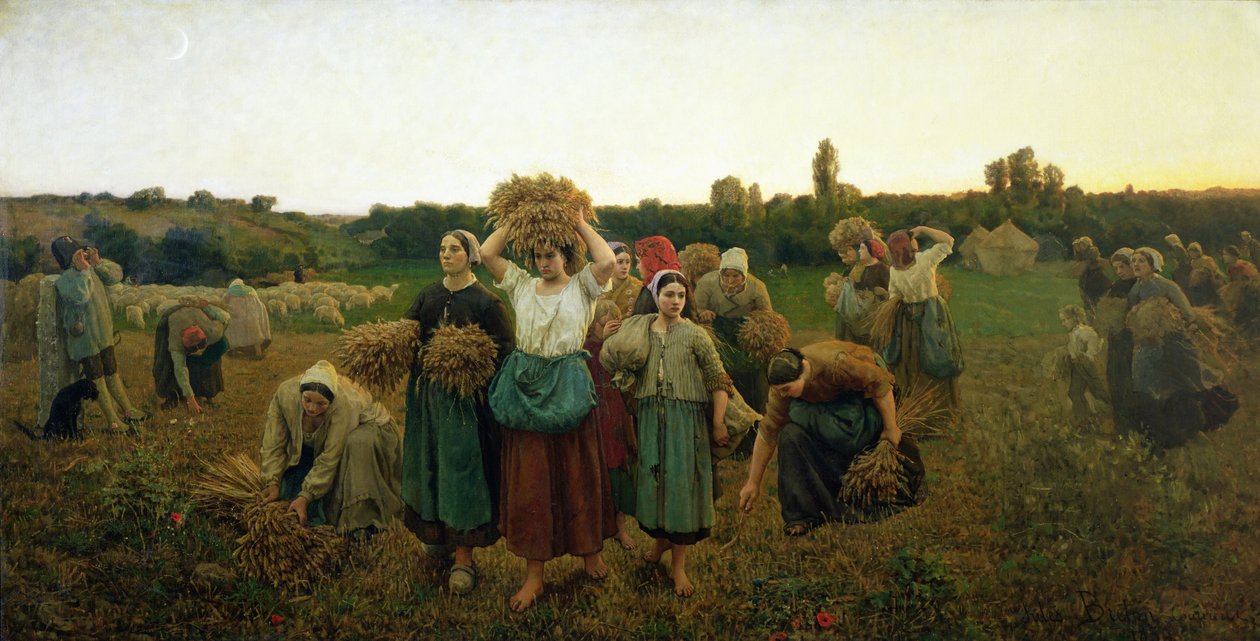 A Gleaners behívása, 1859 alkotó: Jules Breton