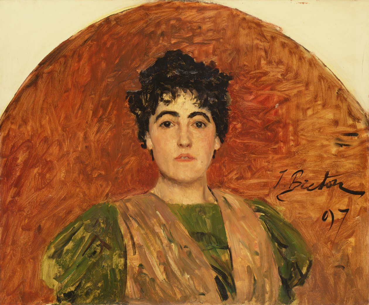 Madame Dorchain portréja, 1897 alkotó: Jules Breton