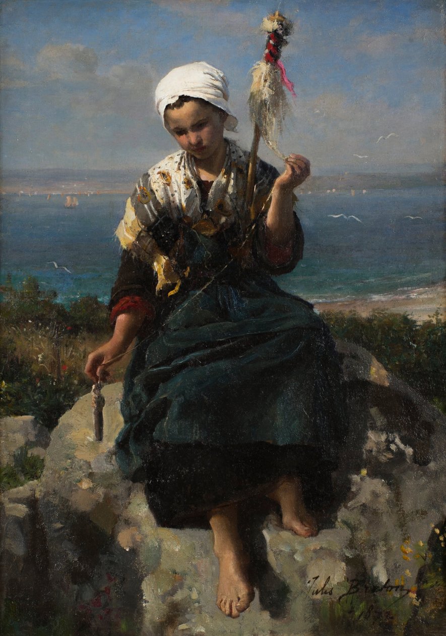 A len fonó alkotó: Jules Breton