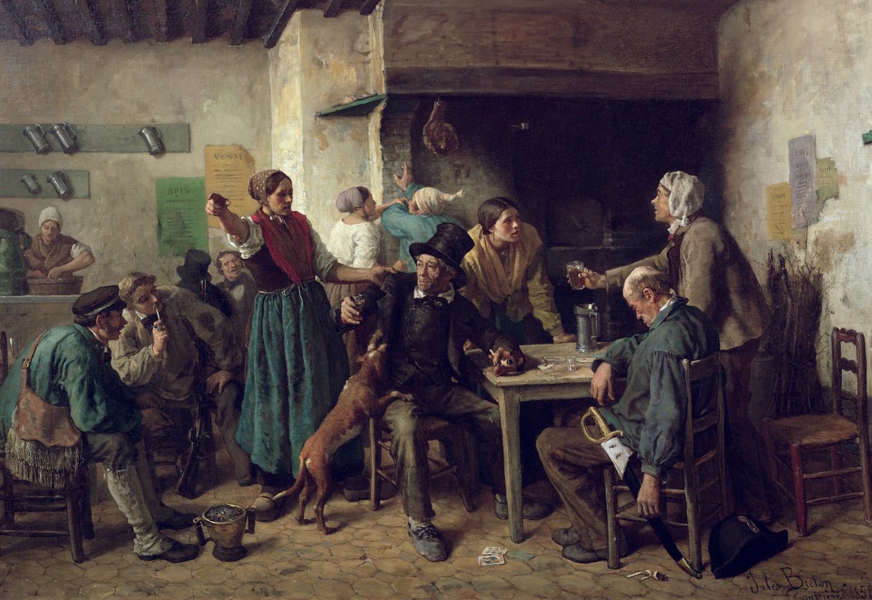 Borbolt 1858. hétfő alkotó: Jules Breton