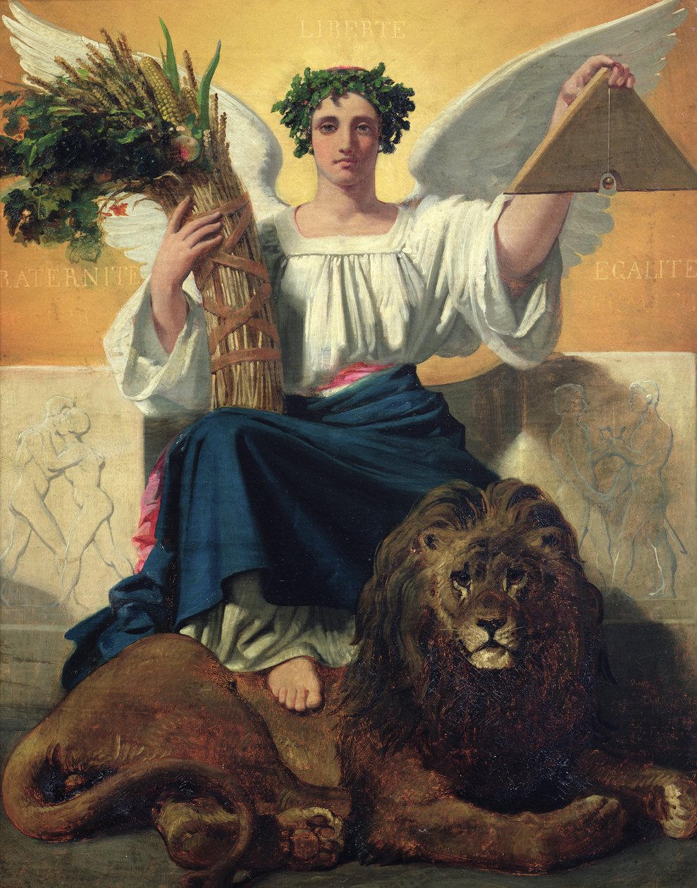 A Köztársaság, 1848 alkotó: Jules Claude Ziegler