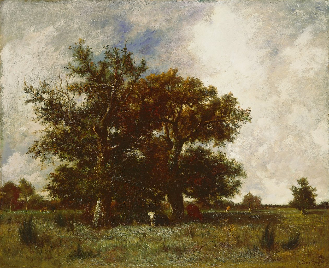 Fontainebleau-i tölgy, 1840 körül alkotó: Jules Dupré