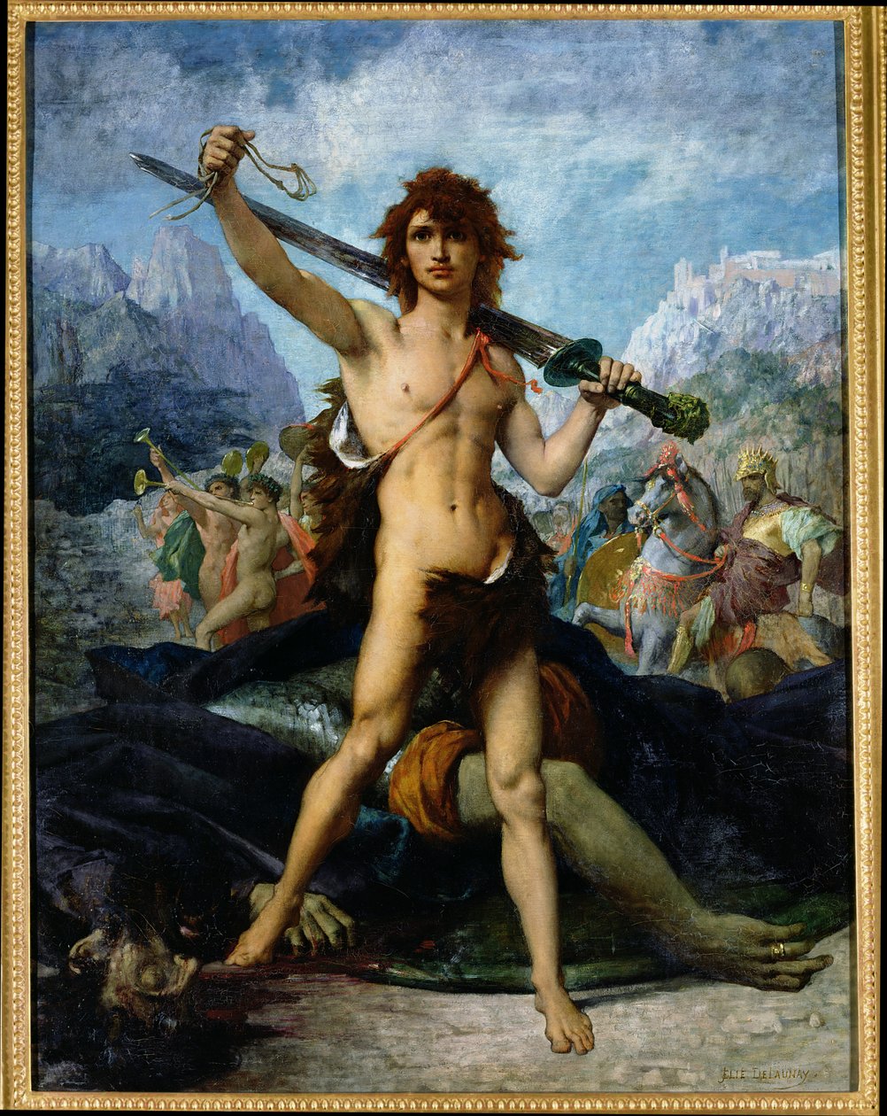 Dávid Triumphant, 1874 alkotó: Jules Elie Delaunay