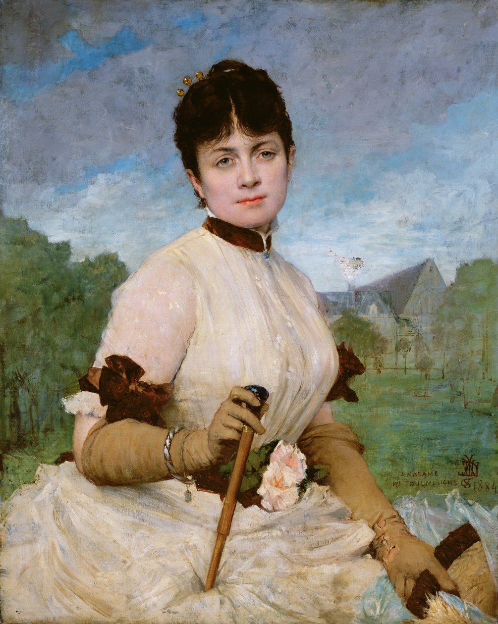 Madame Marie Toulmouche, 1884 alkotó: Jules Elie Delaunay