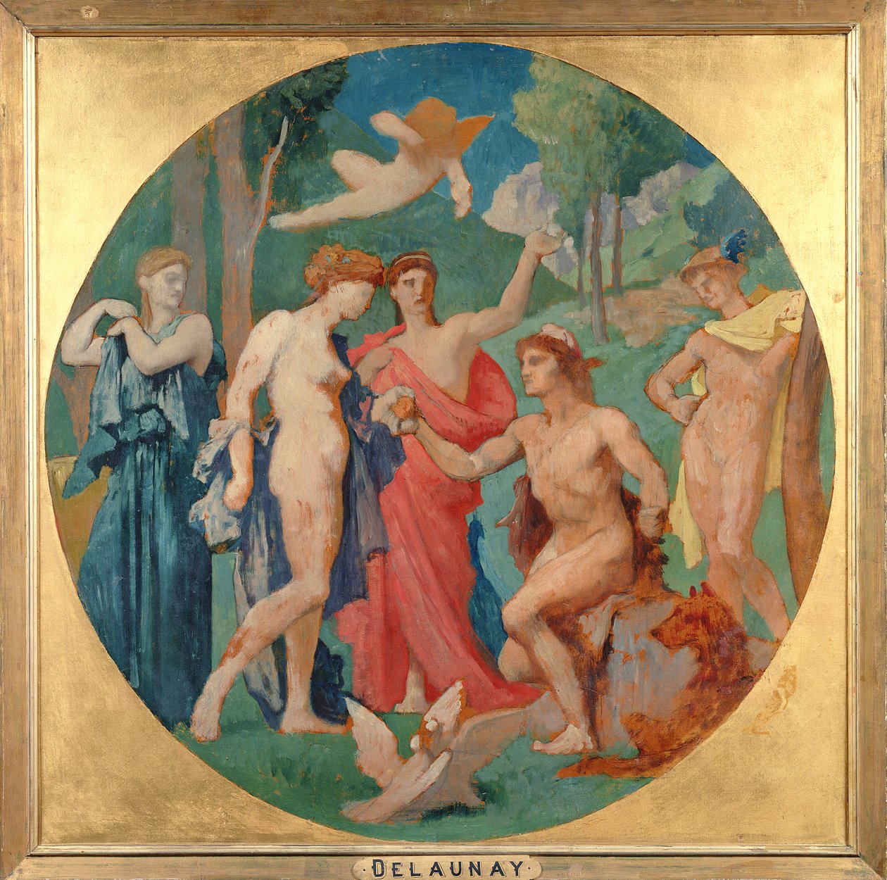 A párizsi ítélet alkotó: Jules Elie Delaunay