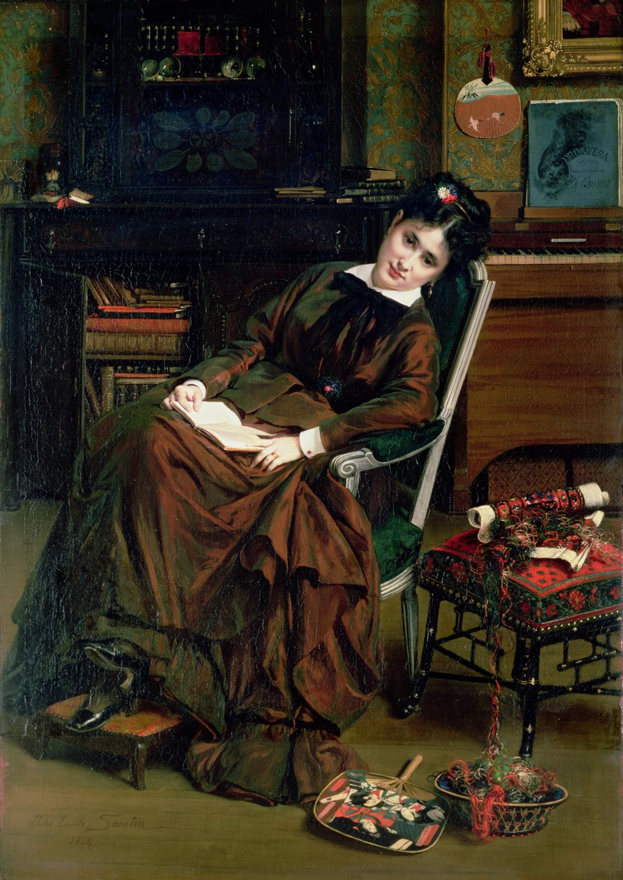 A lábadozó alkotó: Jules Emile Saintin