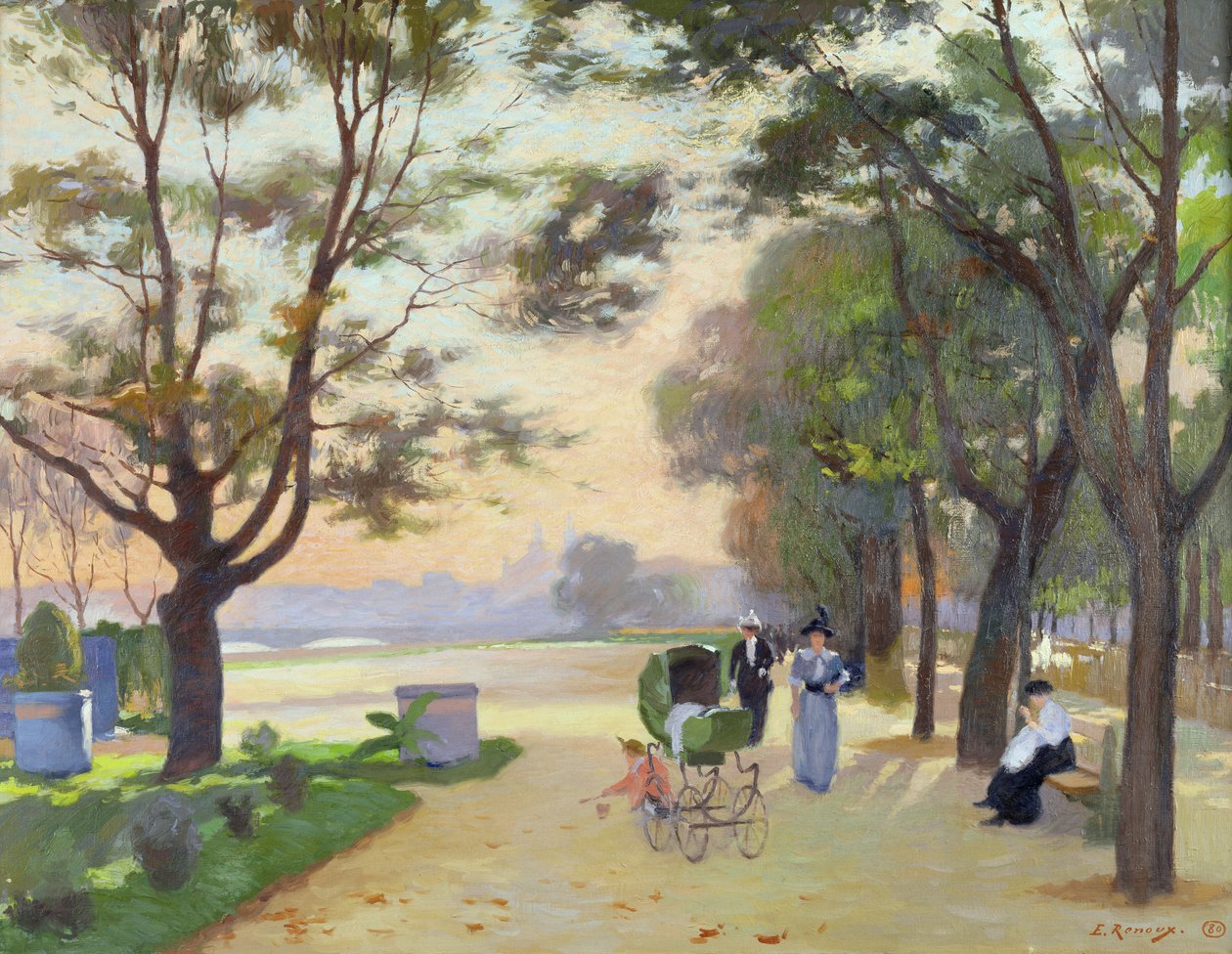 Cours-la-Reine, Párizs alkotó: Jules Ernest Renoux