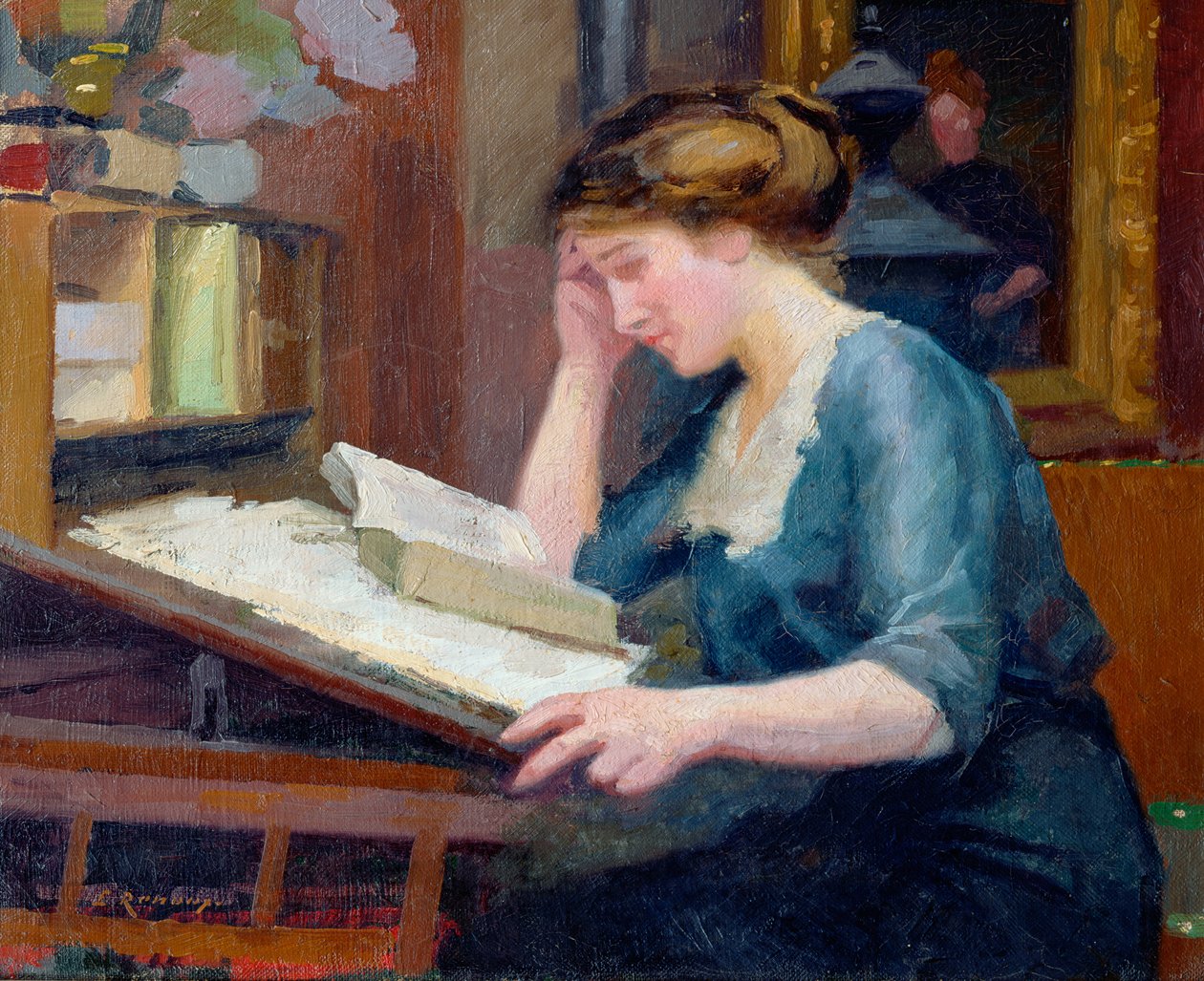 Olvasás alkotó: Jules Ernest Renoux