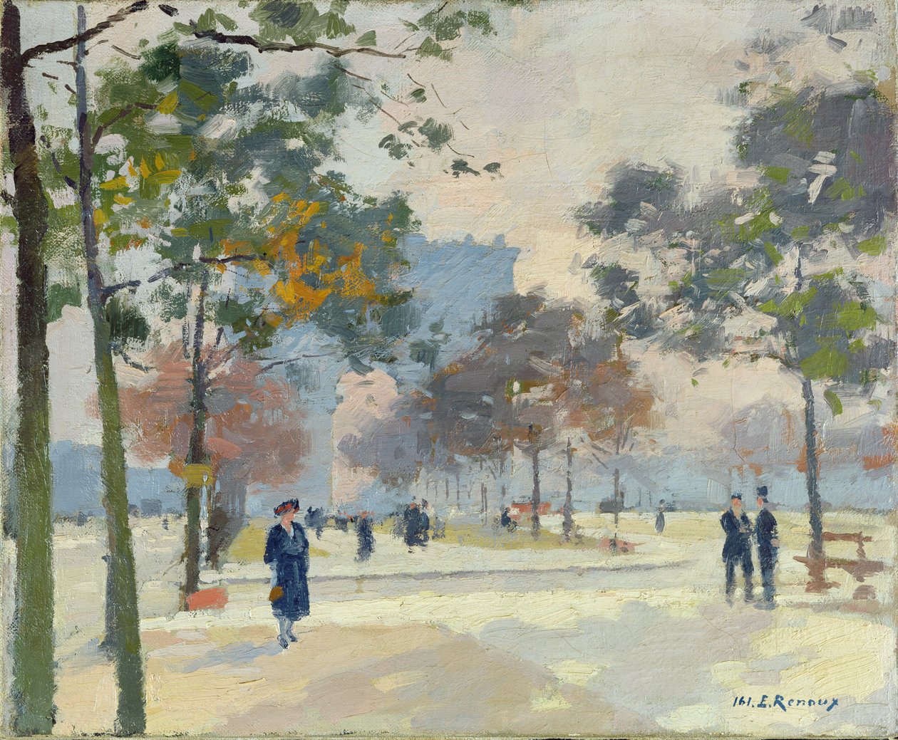 A Diadalív ősszel, Párizs alkotó: Jules Ernest Renoux