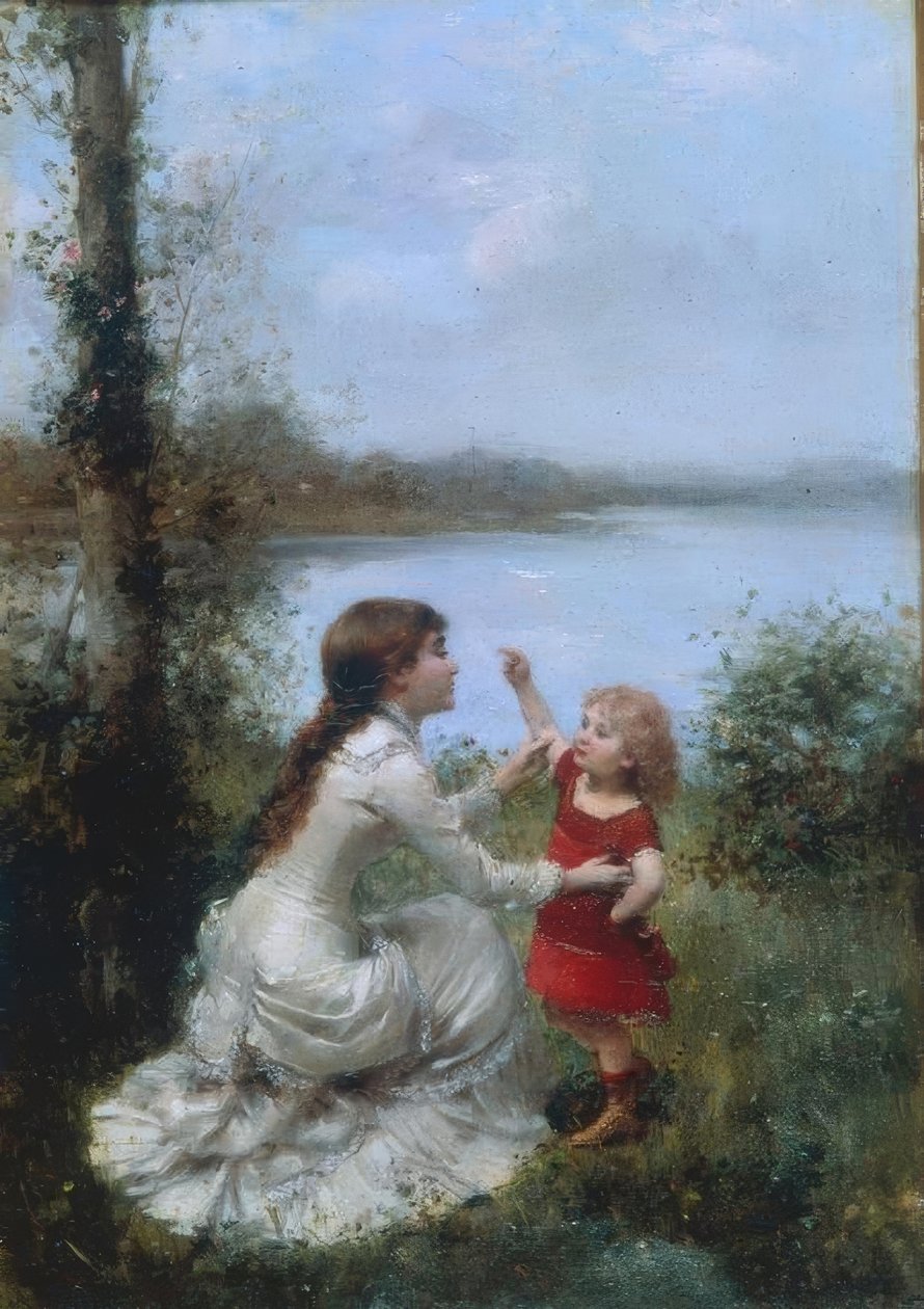 Játék a tónál alkotó: Jules Frederic Ballavoine
