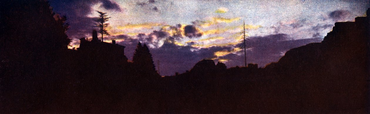 Clermont-et-Argonne, Verduntól nyugatra, 1916. szeptember (autokróm) alkotó: Jules Gervais Courtellemont