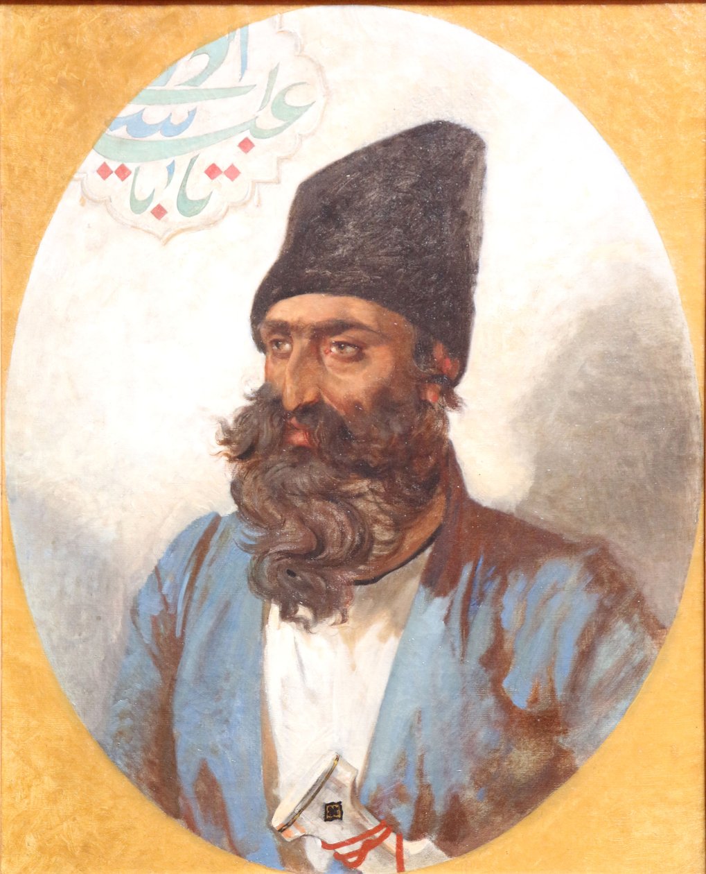 Vély Beck portréja alkotó: Jules Joseph Augustin Laurens