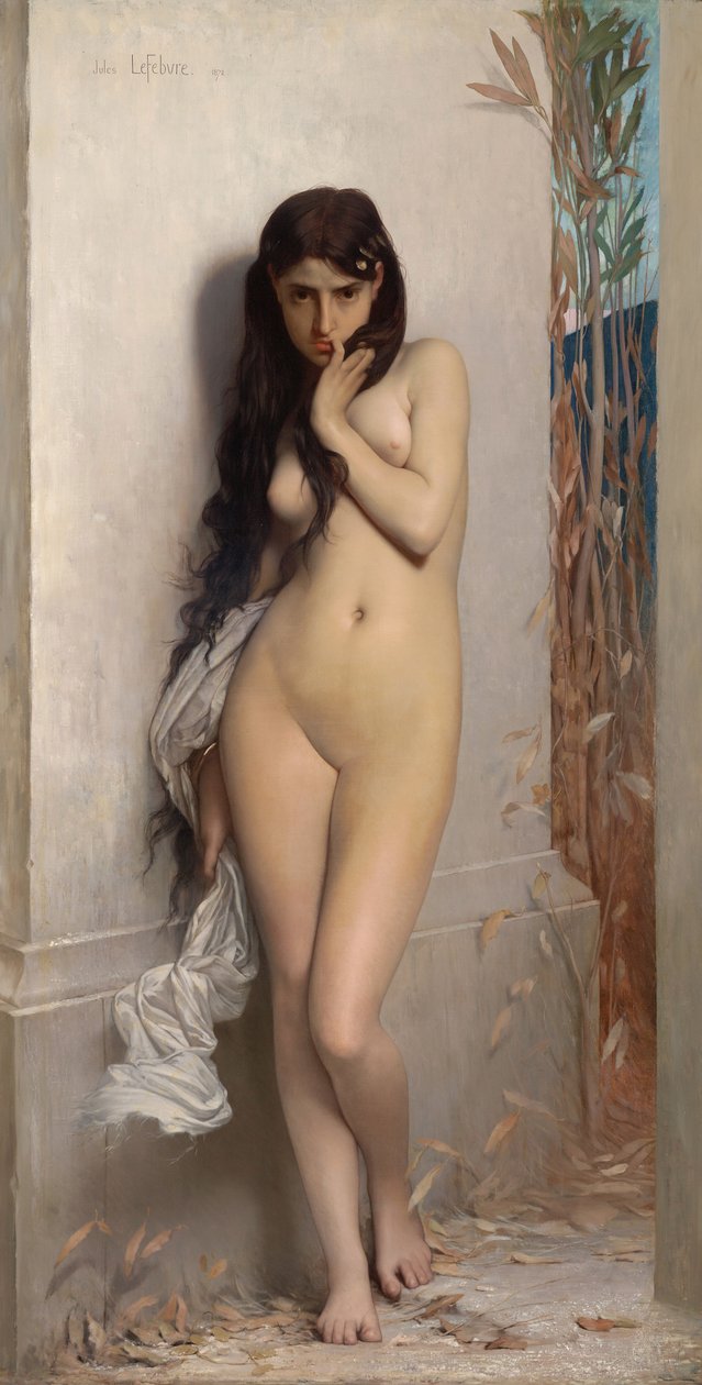 La Cigarra (Victoria National Gallery, Melbourne, 1872. Olaj, szövet, 186,7 x 123,8 cm) .jpg alkotó: Jules Joseph Lefebvre