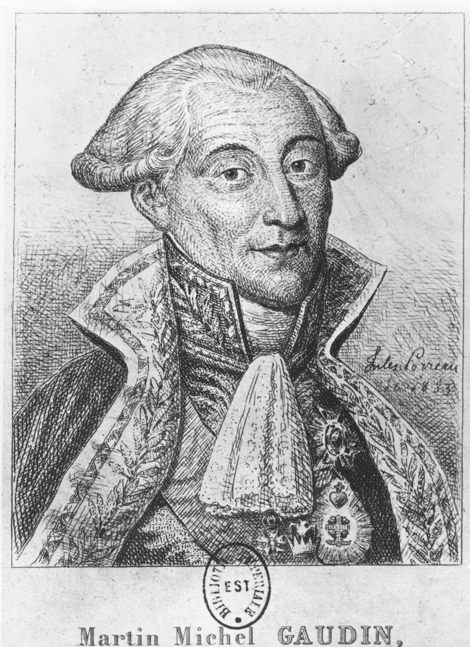 Martin Michel Gaudin, Gaete hercege alkotó: Jules Porreau