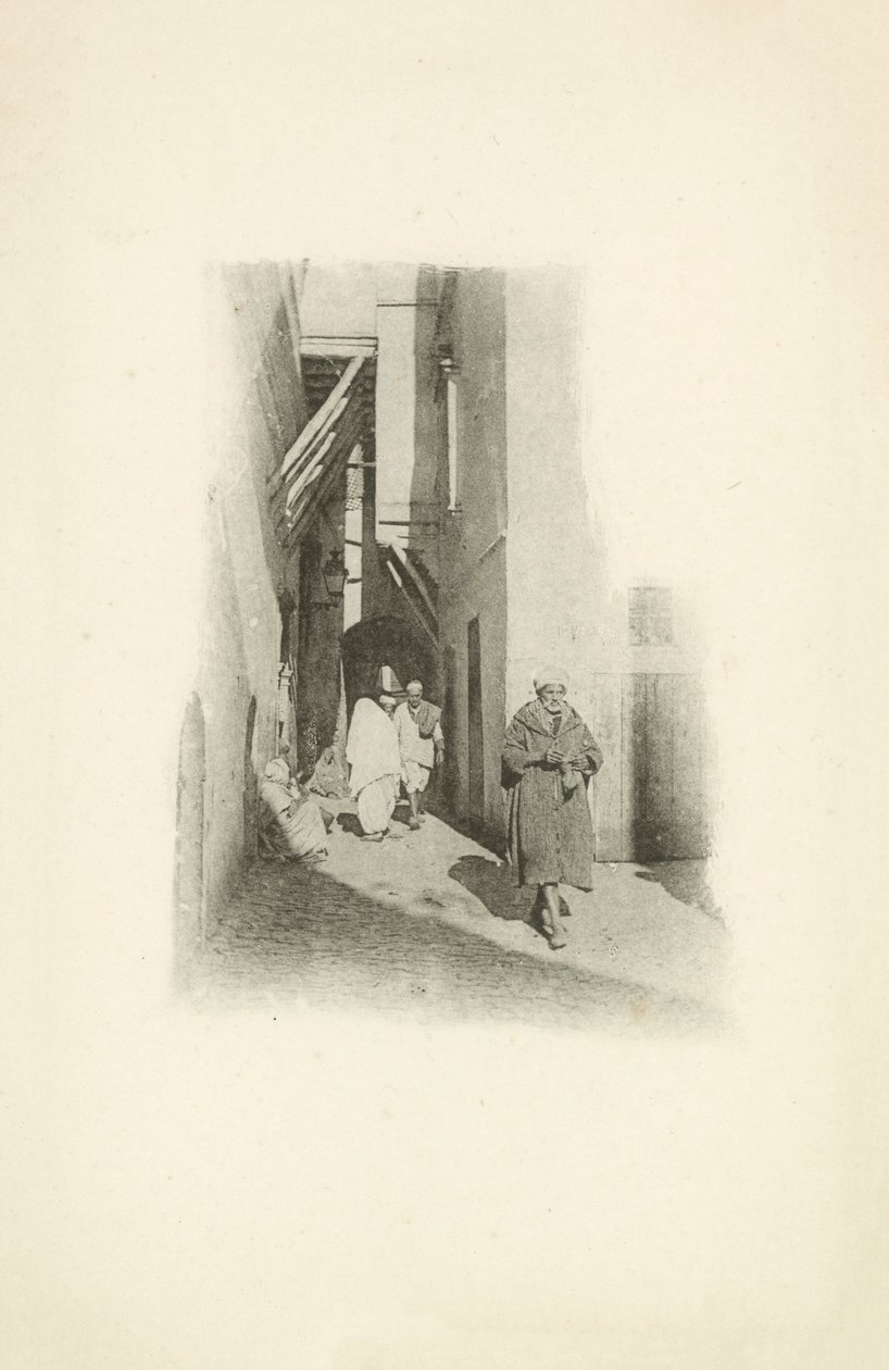 Jules Gervais-Courtellemont egyik algériai látképe (fekete-fehér fotó) alkotó: Jules (after) Gervais-Courtellemont