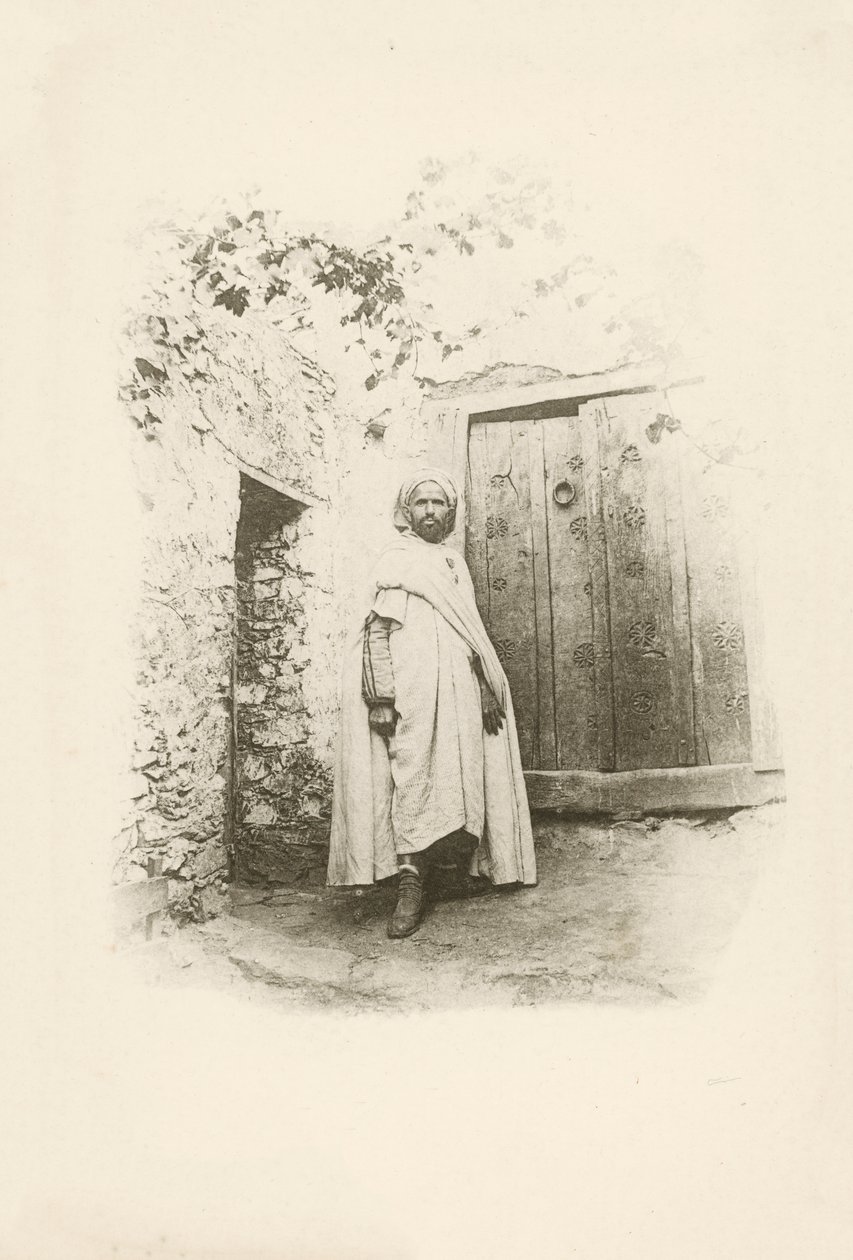 Jules Gervais-Courtellemont egyik algériai látképe (fekete-fehér fotó) alkotó: Jules (after) Gervais-Courtellemont