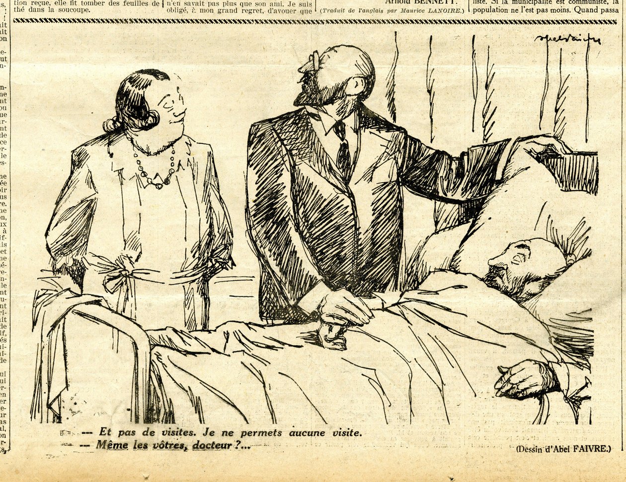 Őszinte, szatirikus fekete-fehér alkotó: Jules Abel Faivre