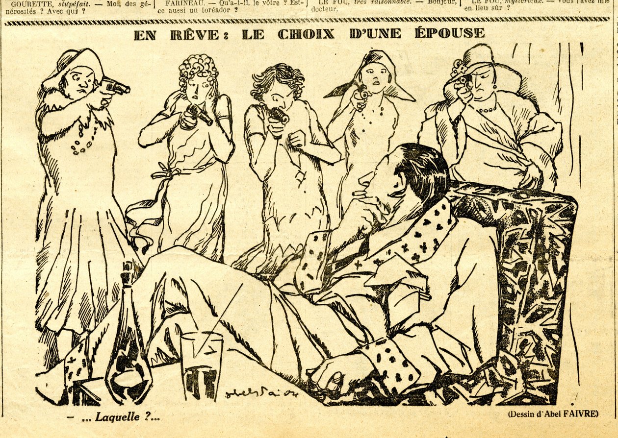 Őszinte, szatirikus fekete-fehér alkotó: Jules Abel Faivre