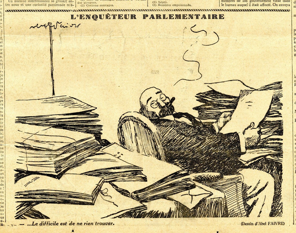 Őszinte, szatirikus fekete-fehér alkotó: Jules Abel Faivre