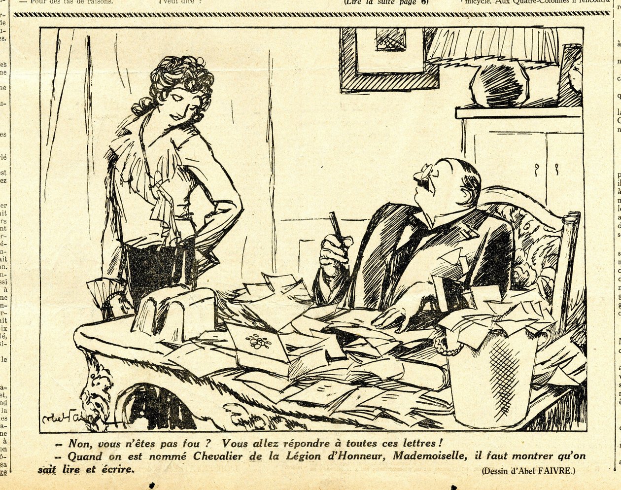 Őszinte, szatirikus fekete-fehér alkotó: Jules Abel Faivre