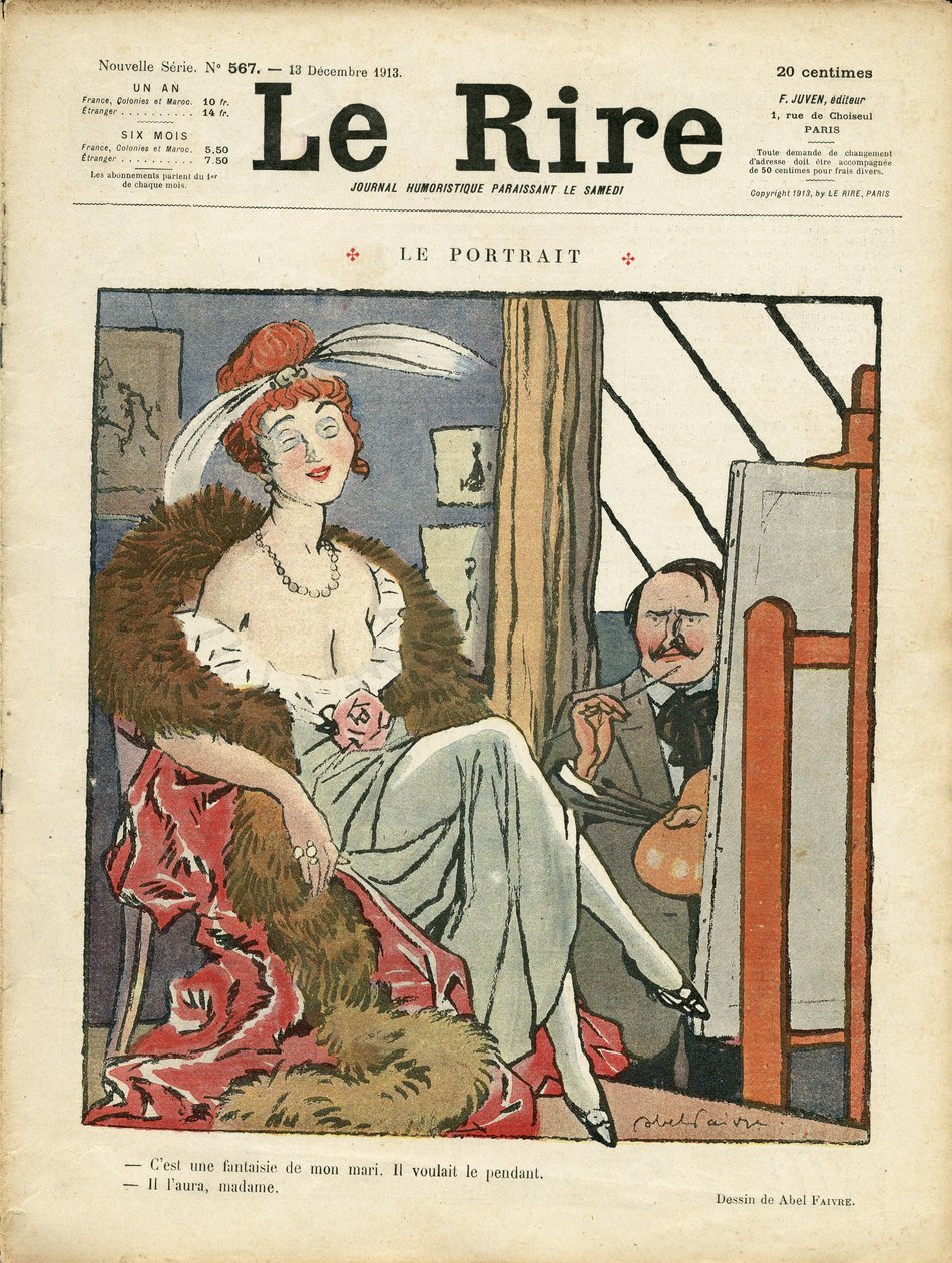 Illusztráció: Abel Faivre (1867-1945) a Le Lire borítójára alkotó: Jules Abel Faivre