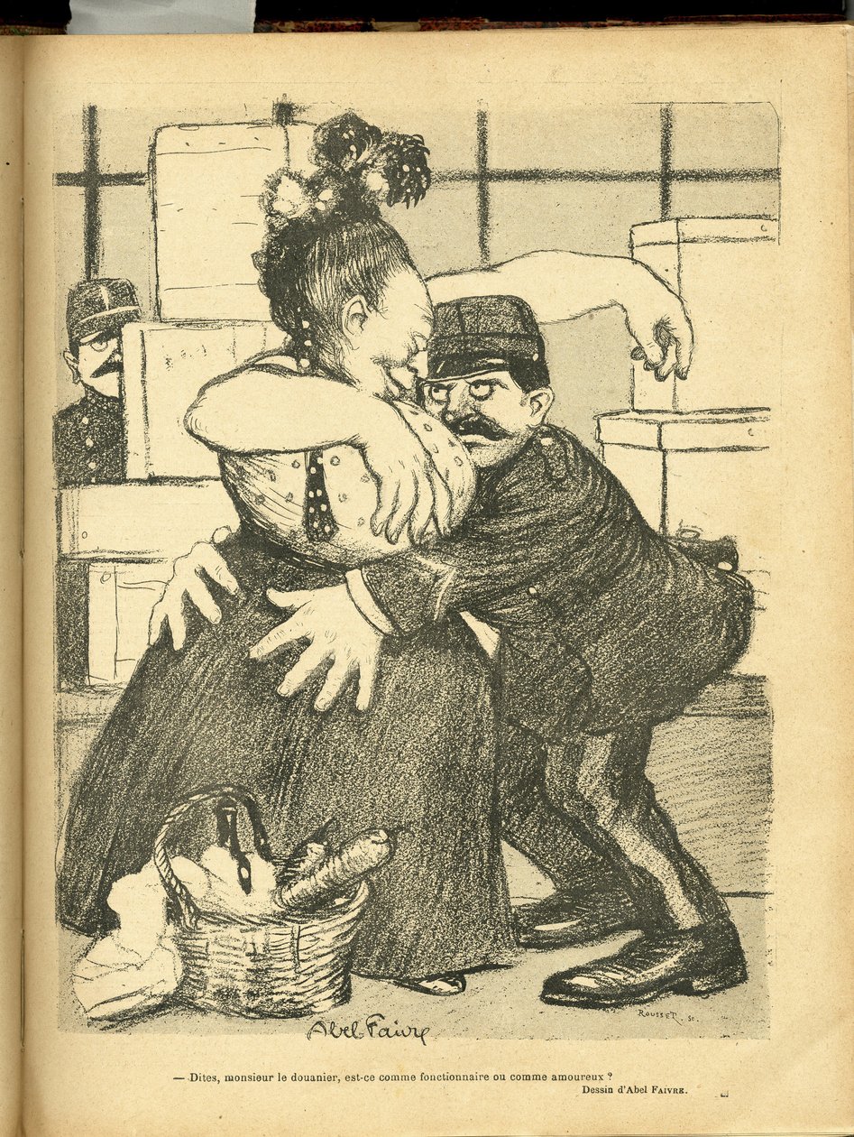 Illusztráció: Abel Faivre (1867-1945) a Le Rire-ben alkotó: Jules Abel Faivre