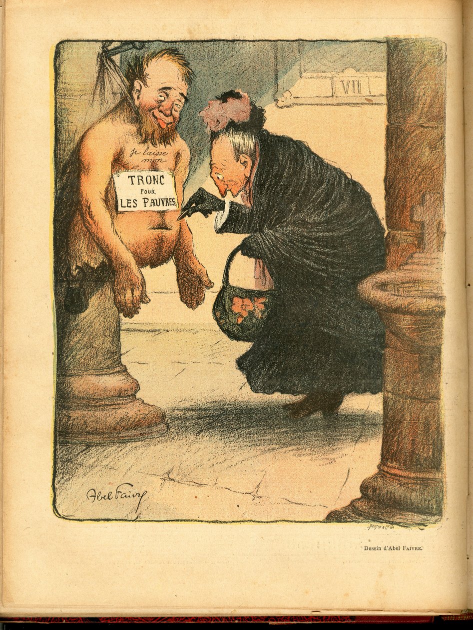 A nevetés, 276. szám, Szatirikus színekben alkotó: Jules Abel Faivre