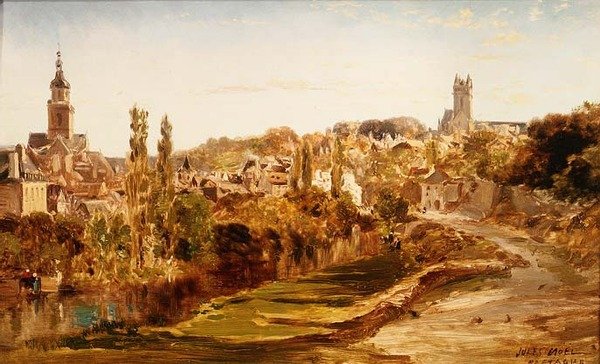 Falu Bretagne-ban alkotó: Jules Achille Noel