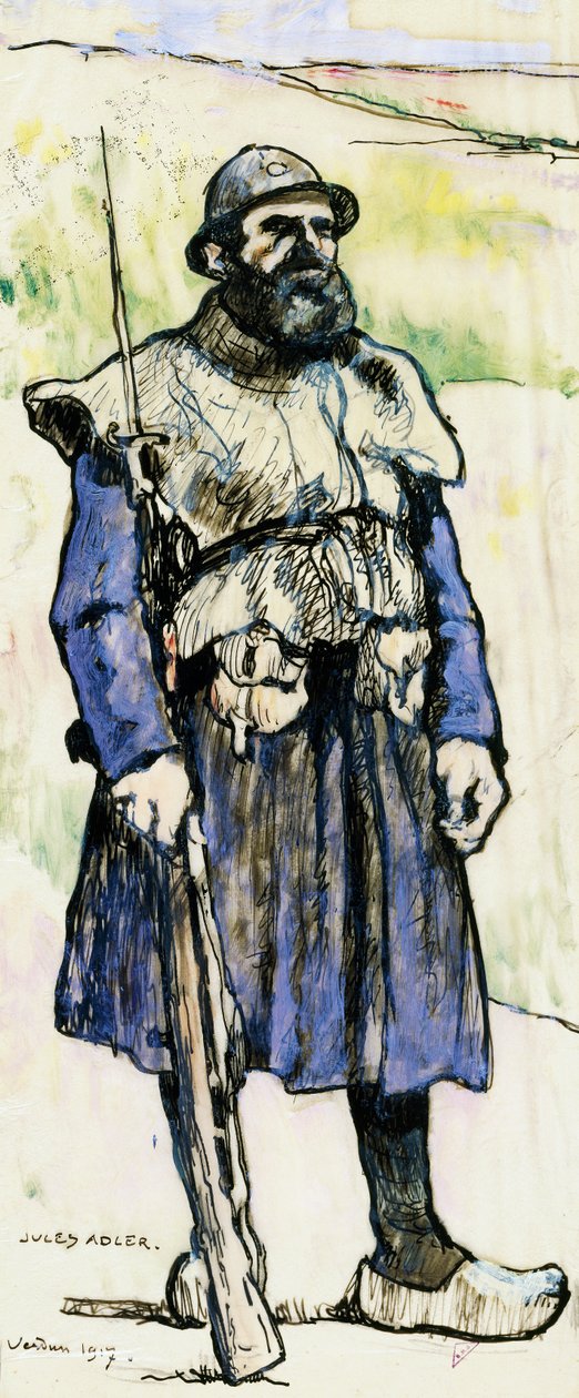 Katona Verdunban alkotó: Jules Adler