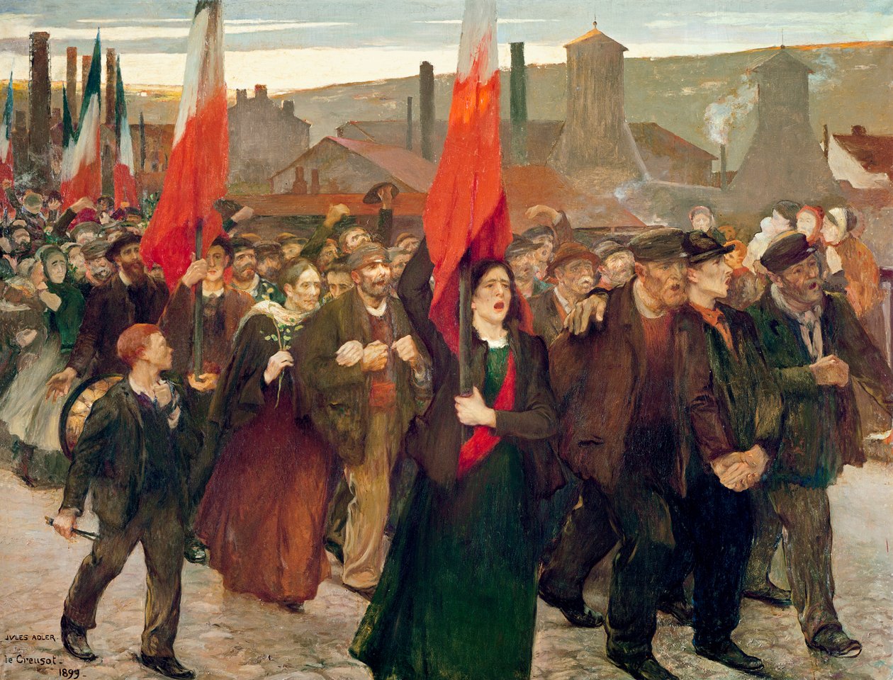 A Sztrájk alkotó: Jules Adler