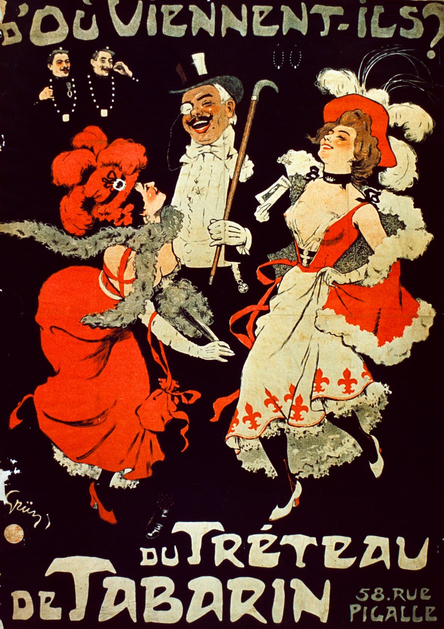 A Tabarin Stadion plakátjáról alkotó: Jules Alexandre Gruen or Grun