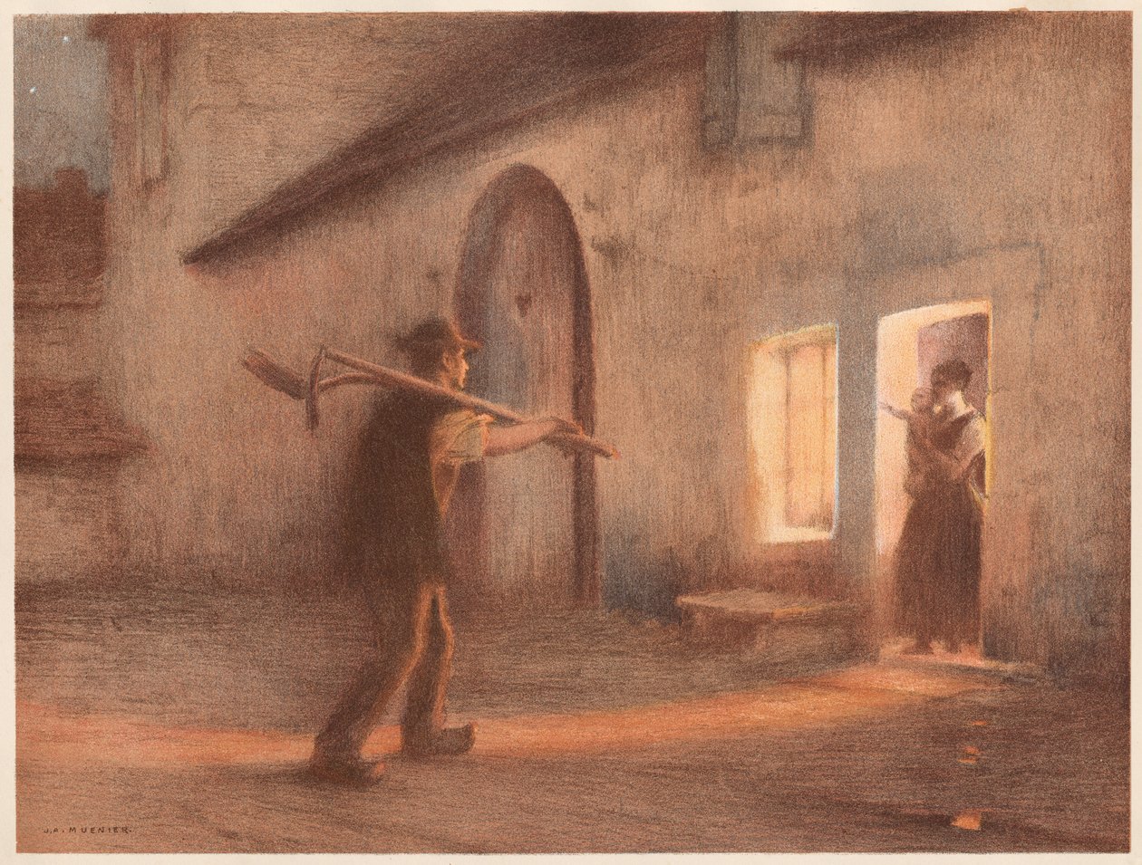 Visszatérés a mezőkről alkotó: Jules Alexis Muenier