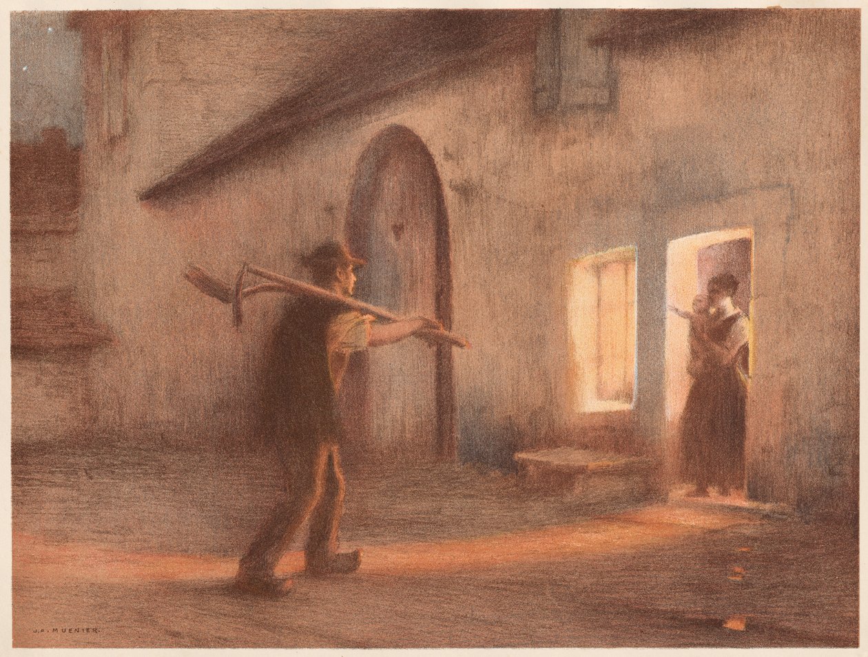 A visszatérés a mezőkről, 1898-1899. alkotó: Jules Alexis Muenier