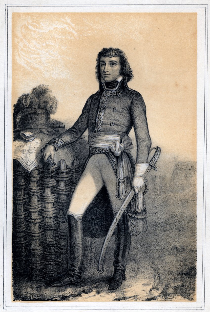 Barthélemy Catherine Joubert francia tábornok, XIX. alkotó: Jules Alfred Vincent Rigo