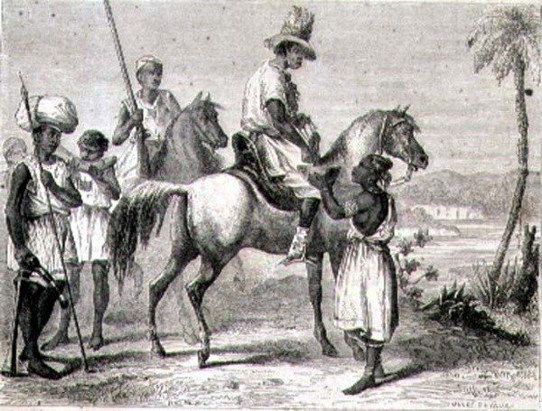Peul és Malinke indiánok Szenegálban alkotó: Jules Antoine (after) Duvaux