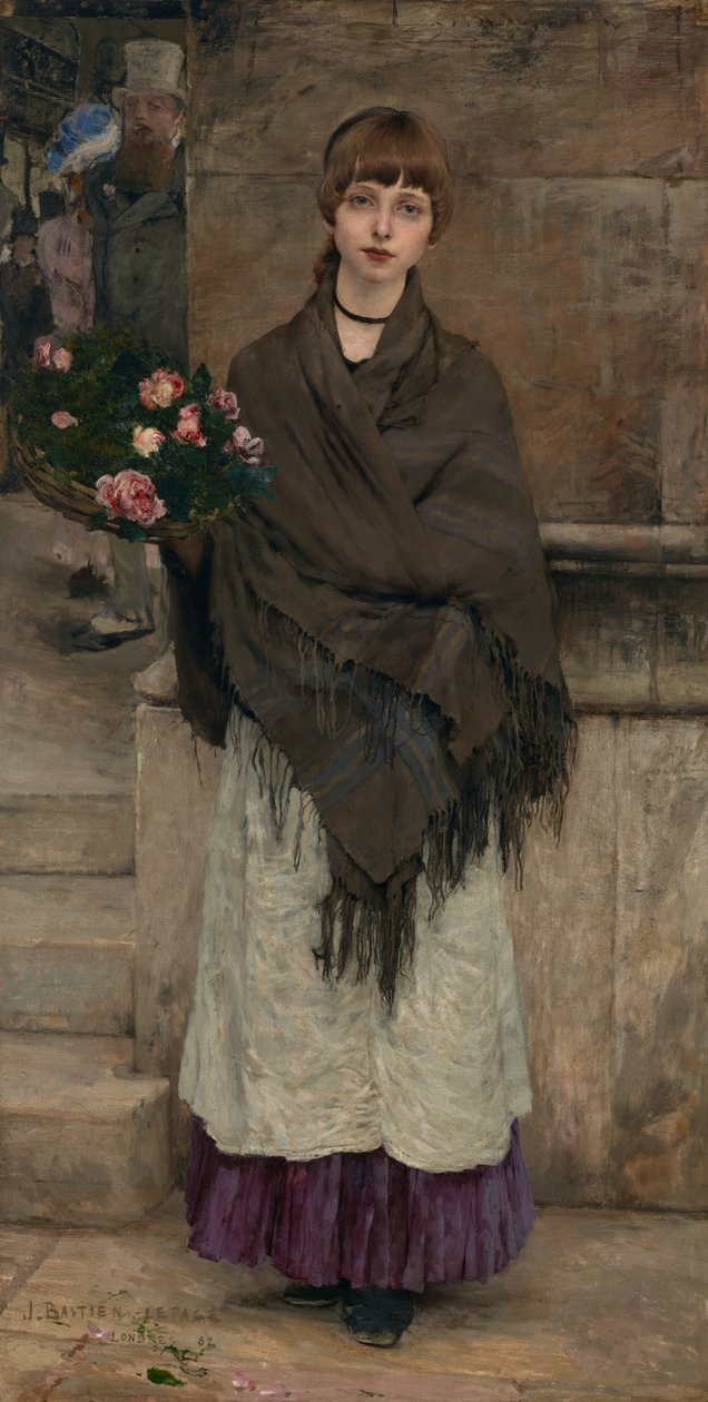 Virágárus Londonban alkotó: Jules Bastien Lepage