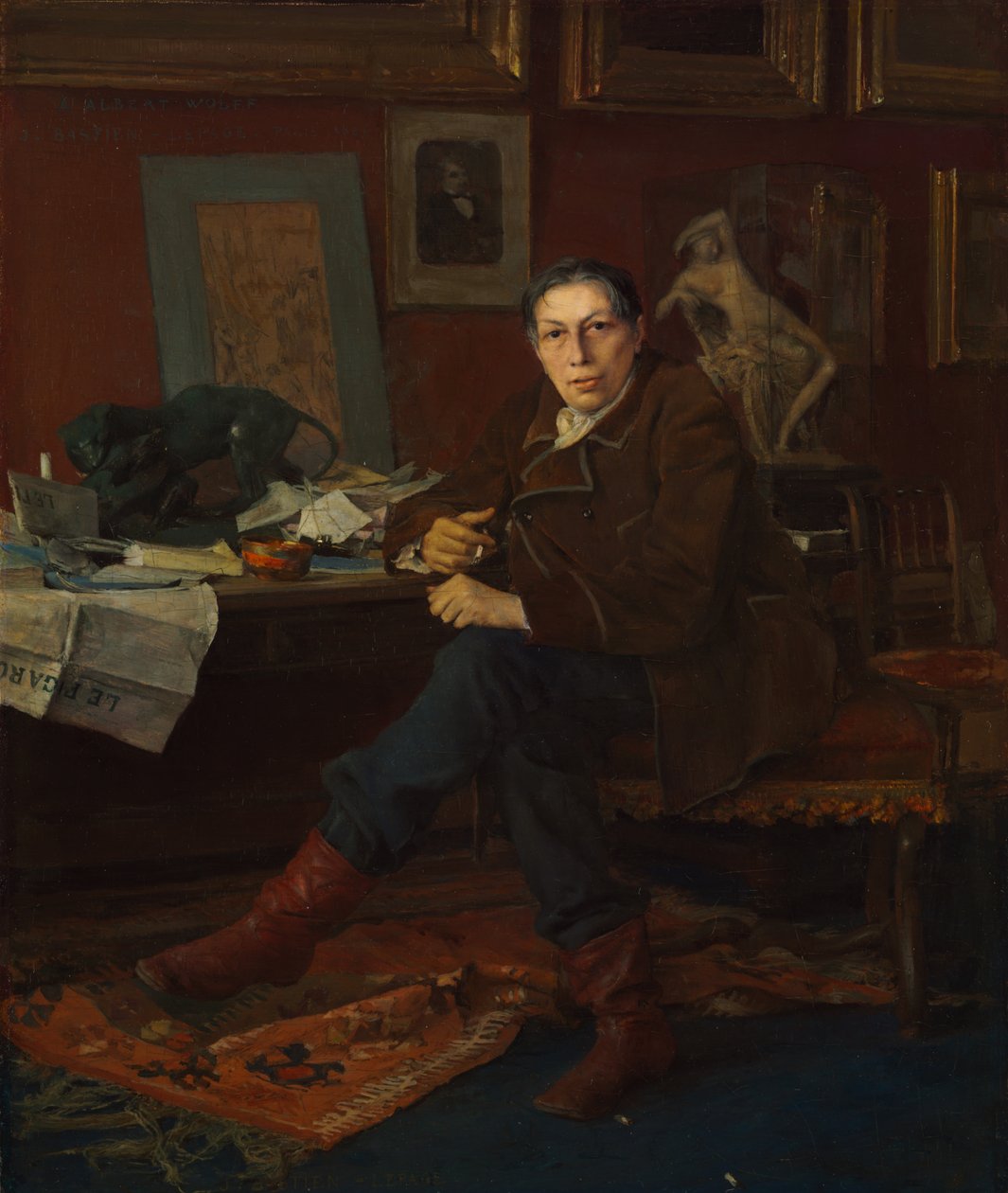 Albert Wolff tanulmányában, 1881. alkotó: Jules Bastien Lepage