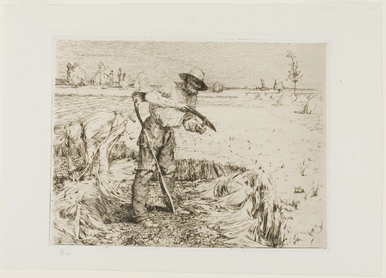 Kasza honolása alkotó: Jules Bastien Lepage
